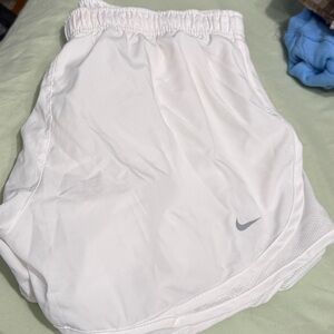 White Nike Athletic Shorts